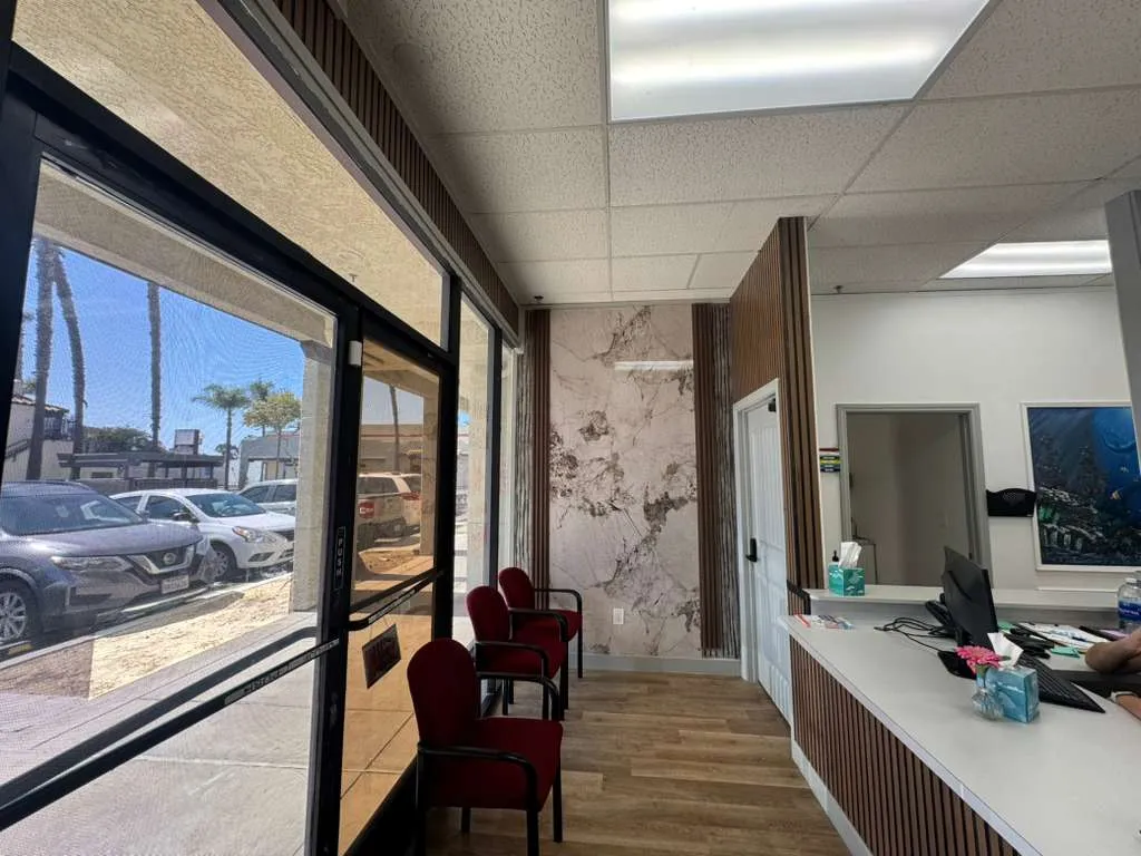 Palm Urgent Care walk-in clinic lobby in San Diego County